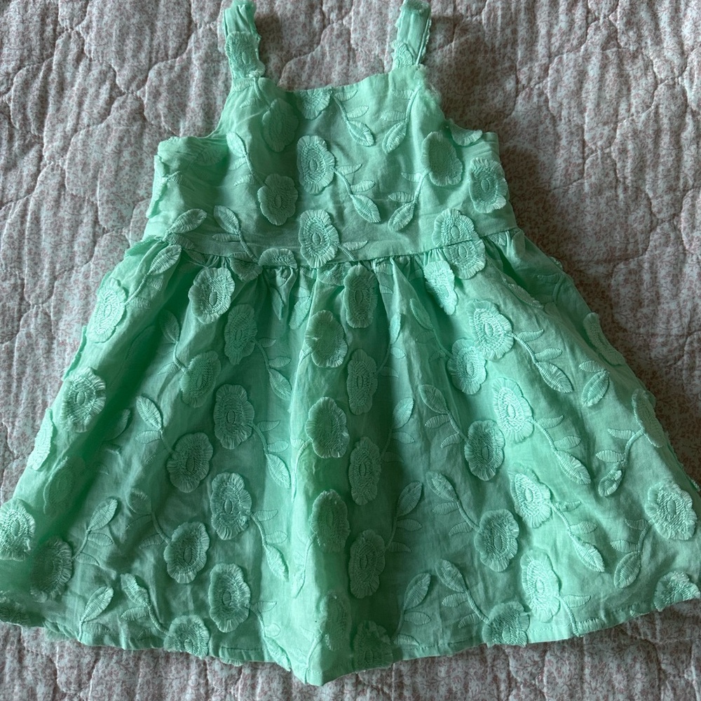 Janie and Jack mint green dress. Worn once
